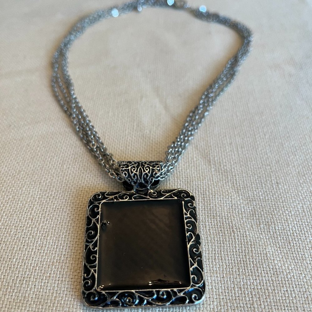 Brighton Black Stone Necklace